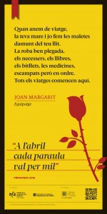 cartell 16 Joan Margarit EQUIPATGE
