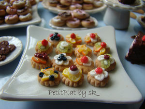 Miniature Tartelettes for Dollhouse