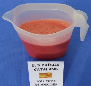 Primers i segons plats · Sopa freda de maduixes · Josefina Amezcua_curt