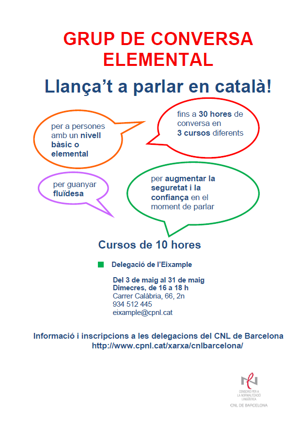 Grup de conversa elemental